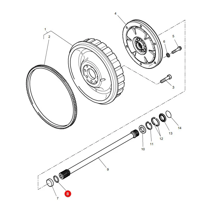 AGCO - X548892900000 - O-Ring Clutch Massey Ferguson