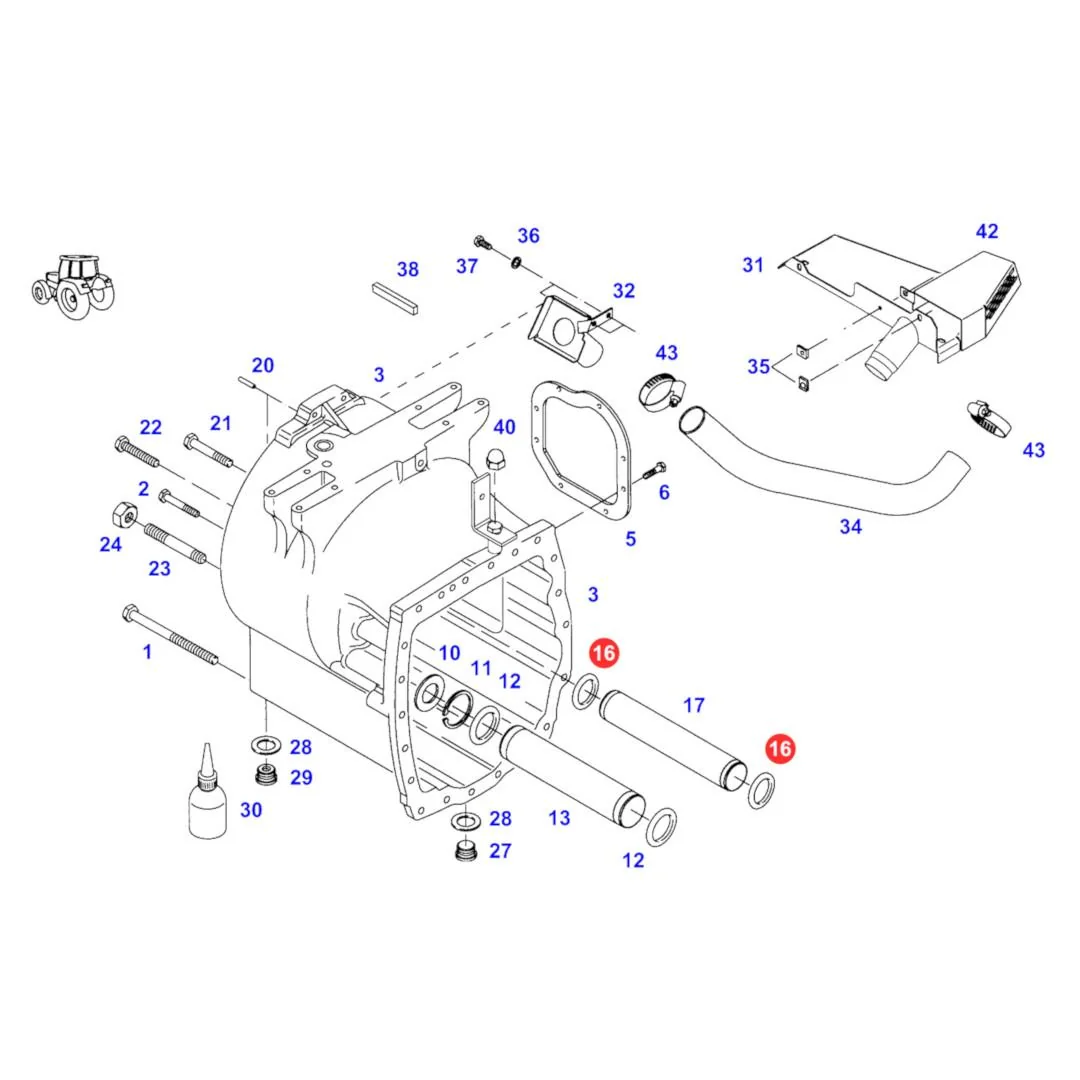 AGCO - X548953366000 - O-Ring Fendt