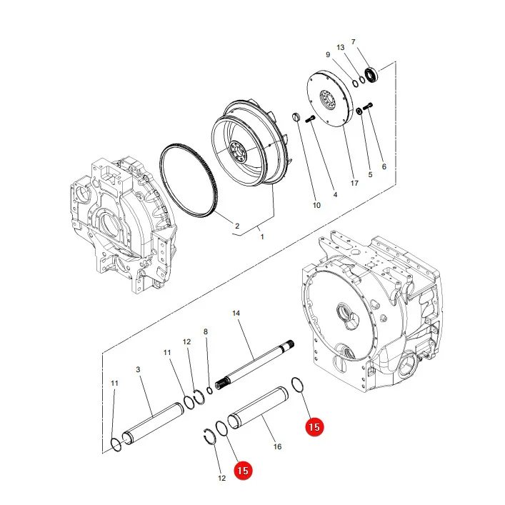 AGCO - X548963400000 - O-Ring Of Flywheel Massey Ferguson