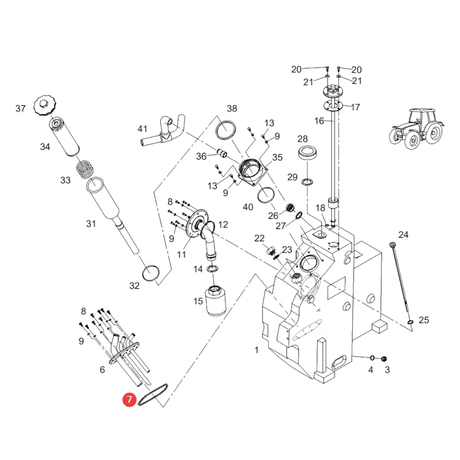 AGCO - X548974401000 - Fendt O-Ring