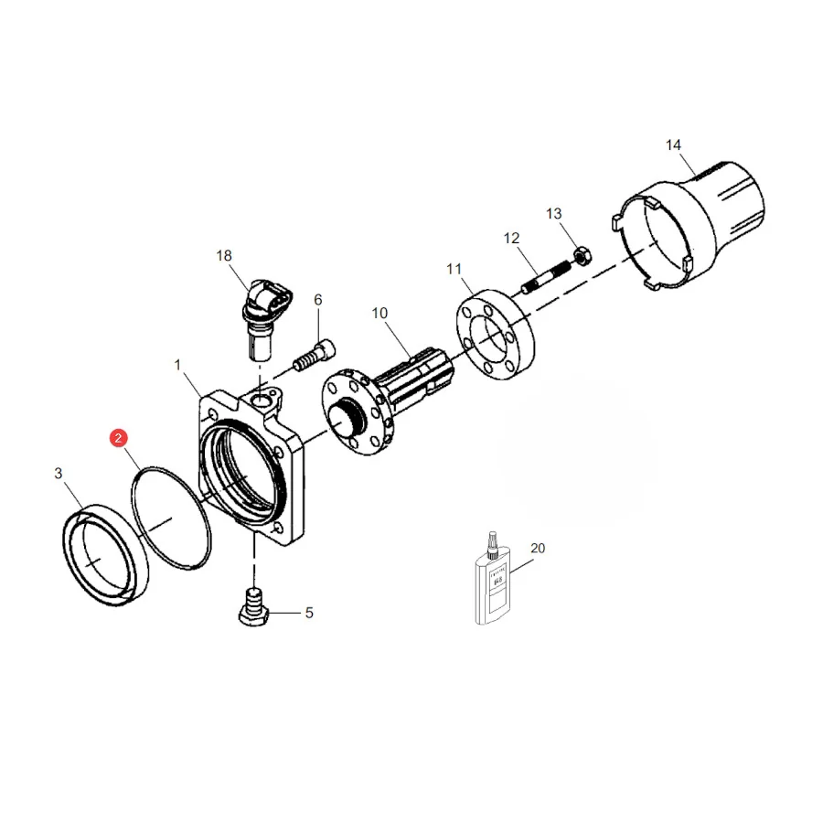 AGCO - X548994700000 - PTO O-Ring Massey Ferguson