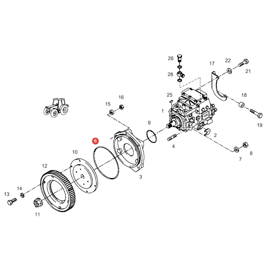 AGCO - X549015066000 - Fendt Ring