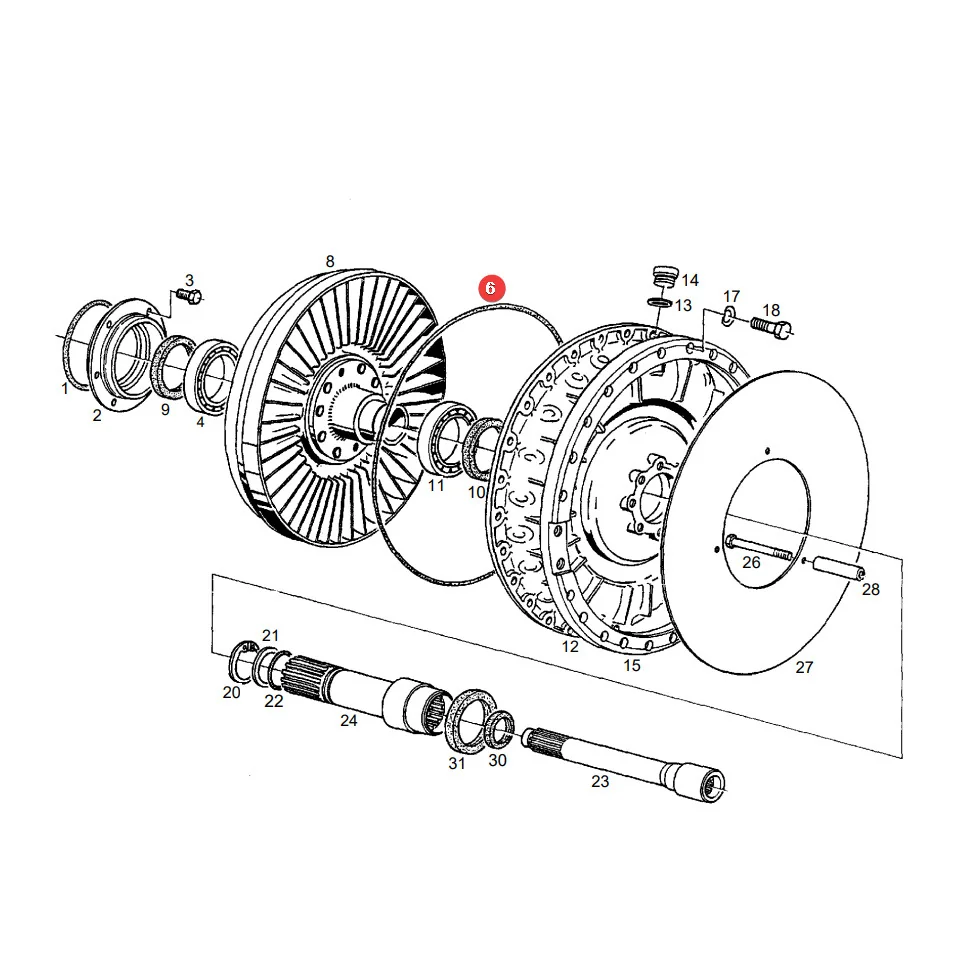 AGCO - X549046900000 - Fendt Turbo Coupling O-Ring