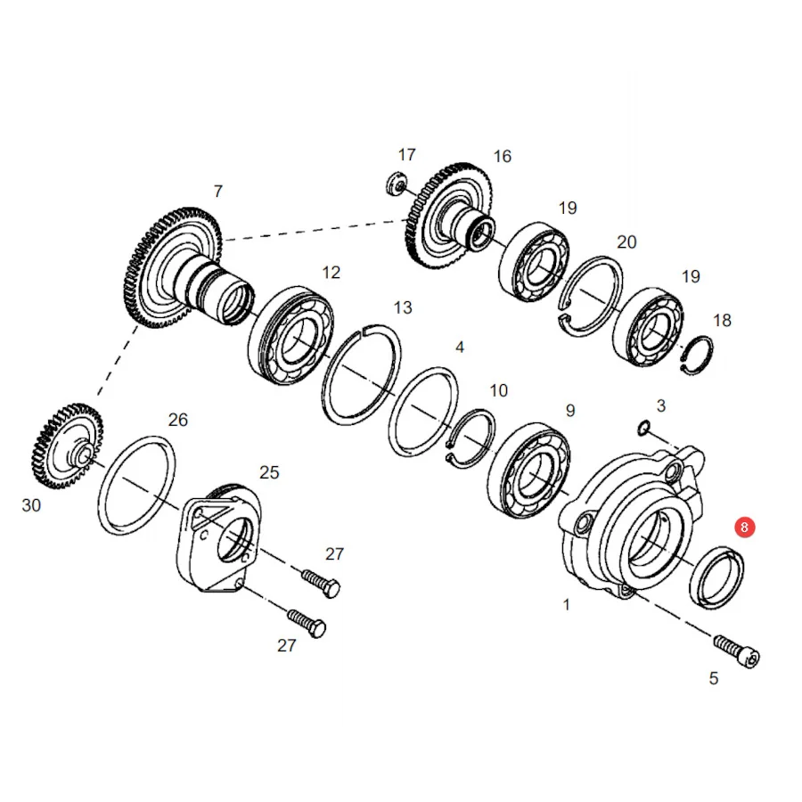 AGCO - X550108900000 - Massey Ferguson Shaft Seal