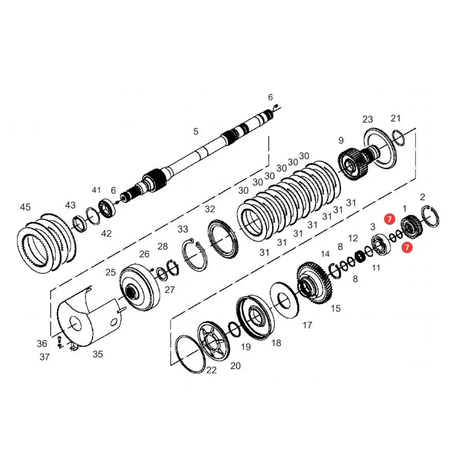 AGCO - X560703600000 - Flat Ring Massey Ferguson