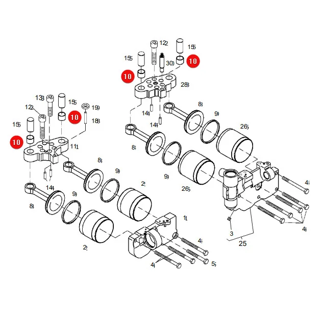 AGCO - X605026800000 - Bearing Bush Of Adjustment Device Massey Ferguson