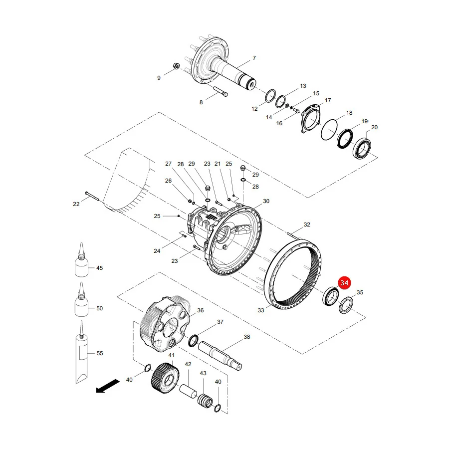 AGCO - X619087401001 - Bearing Fendt