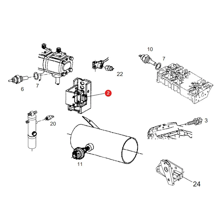 AGCO - X830240178000 - Handbrake Sensor Fendt