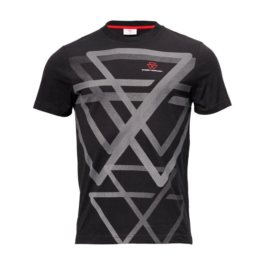 Agco - X993602405 - Men's Black T-Shirt Massey Ferguson