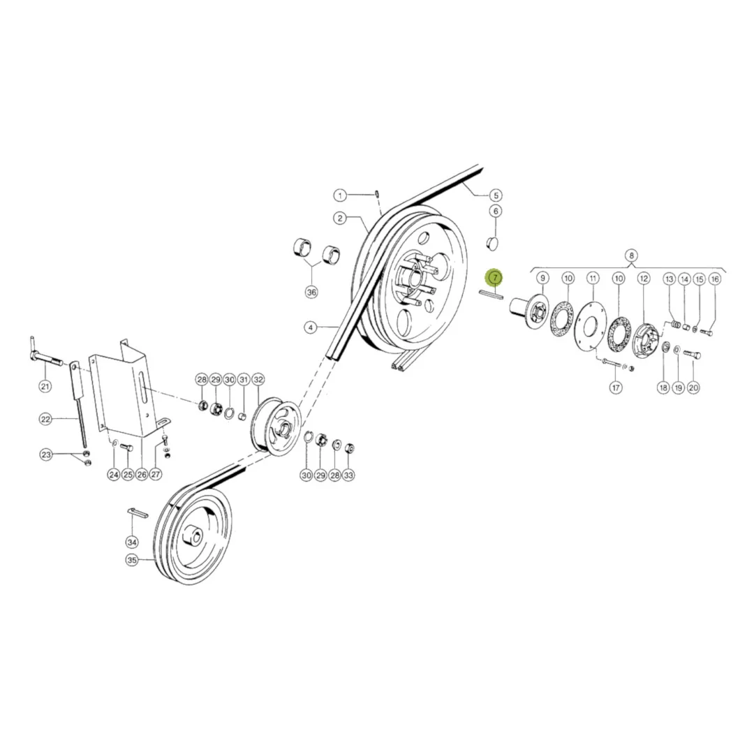 AGV - B102984 - Claas Key 10 X 8 X 100 Mm