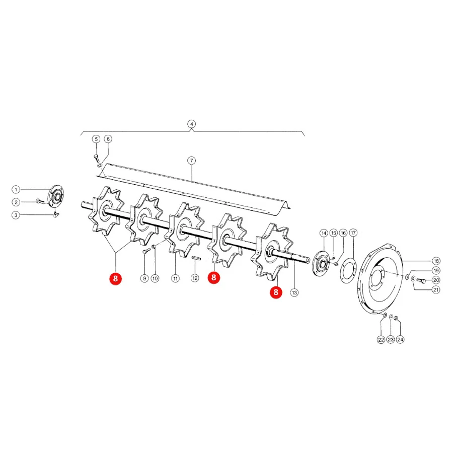 AGV - B125182 - Claas Deflector Disc