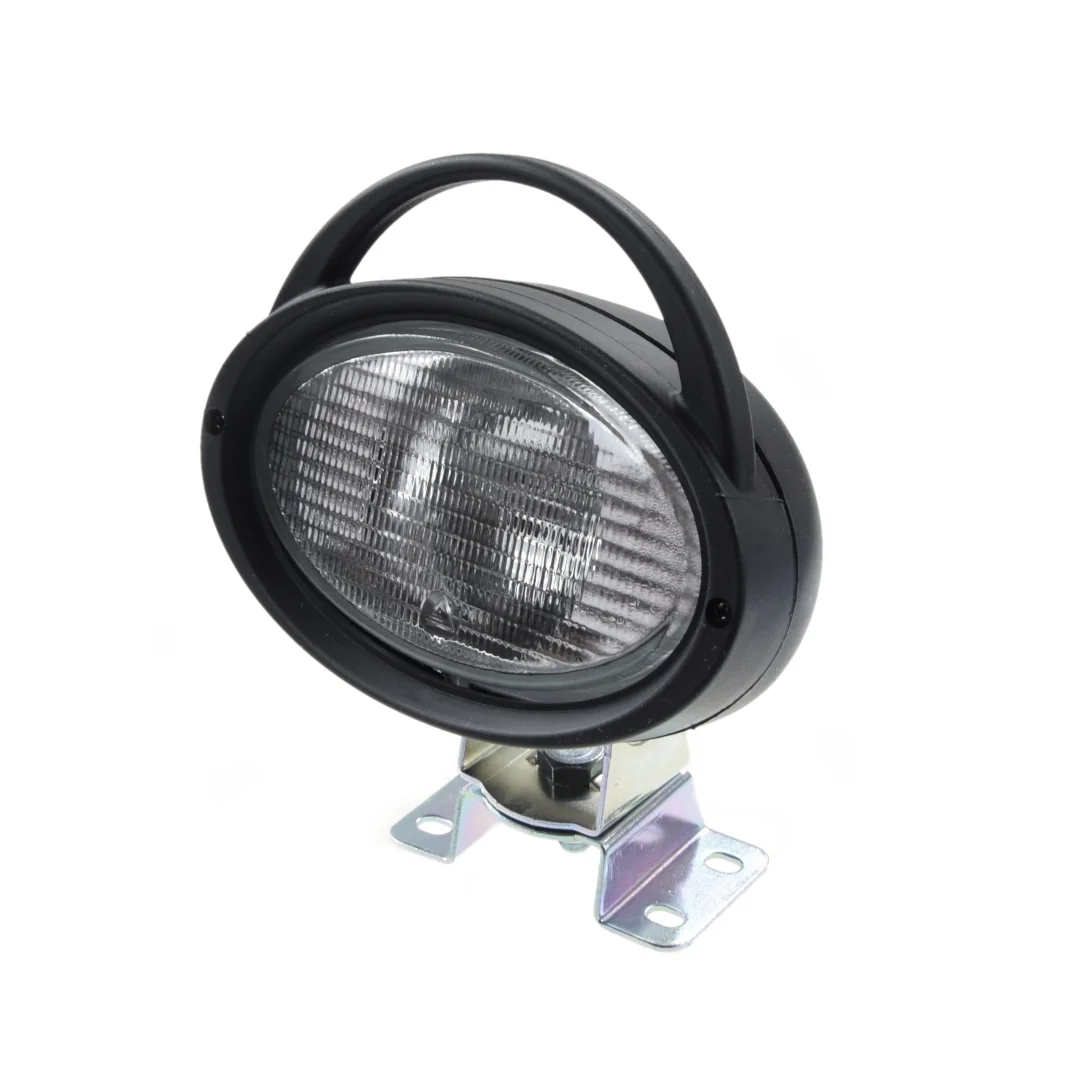 Ajba - LA08001 - Work Light Halogen, Oval, 12V, Transparent, Bolt On, 160x195mm, Ajba
