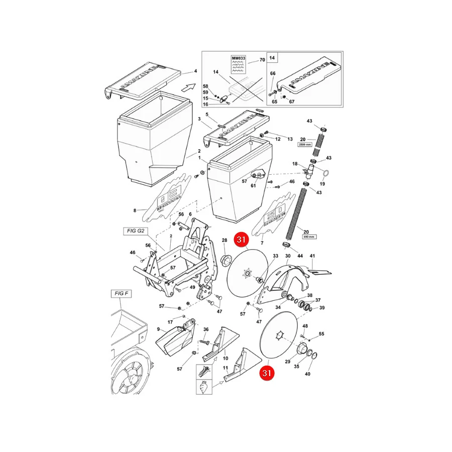 Amazone - 213792 - Disc Coulter Countour ED