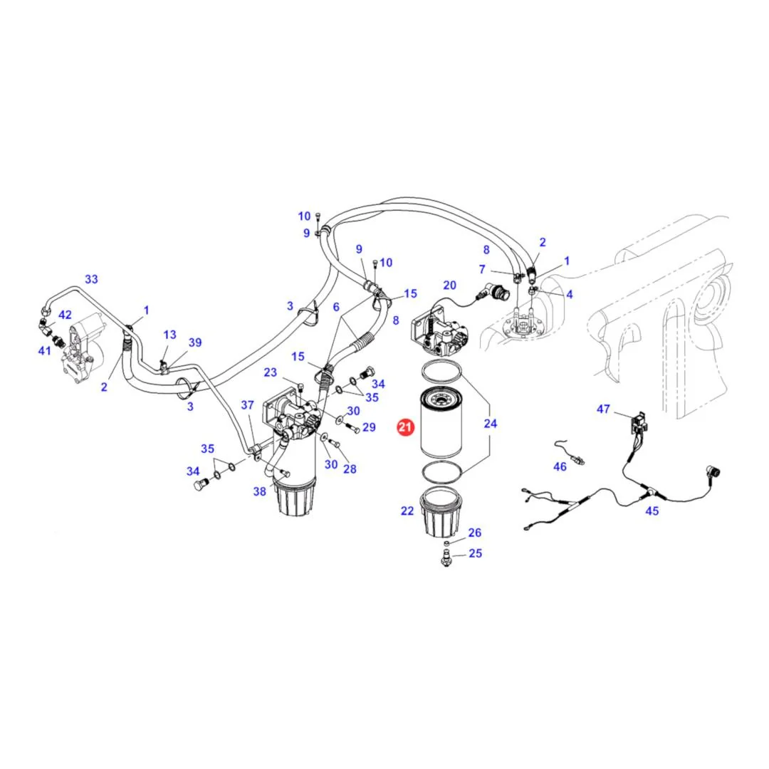 Baldwin - BABF1292-O - Fuel Filter With Water Separator