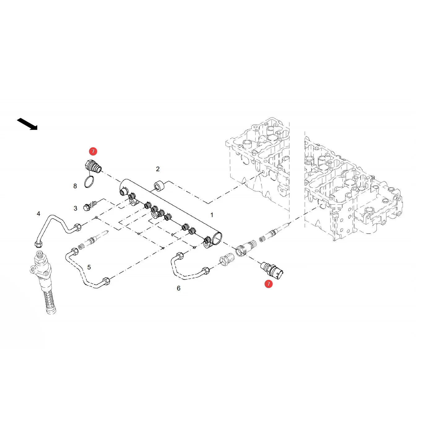 Bosch - 0281002937 - High Pressure Battery Sensor Fendt F339202710260