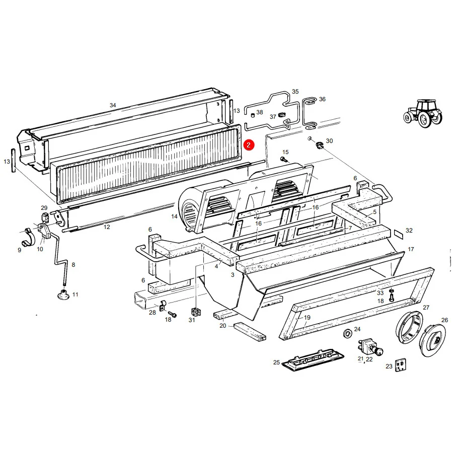Boss Filters - bs02-027 - Panel Cabin Filter