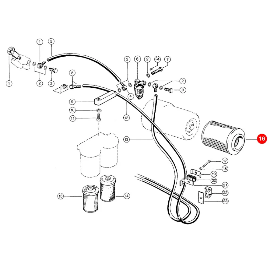 Claas - CL0001335291 - Oil Filter Insert