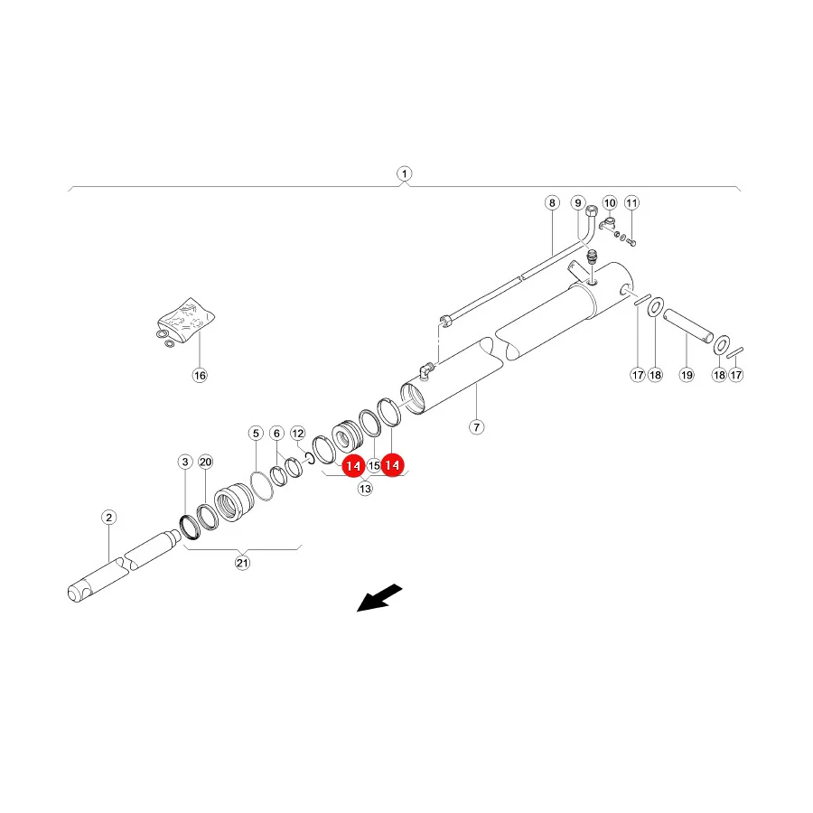 Claas - CL0002184620 - Rod Ring