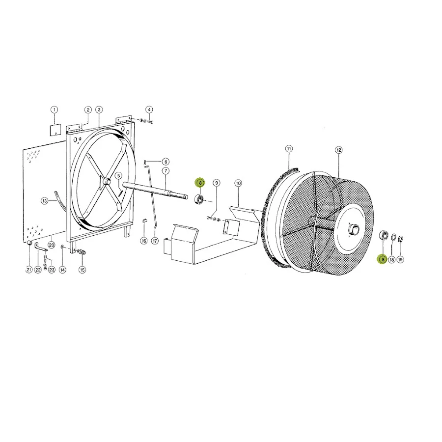 Claas - CL0002378320 - Ball Bearing For Straw Drop 6006 2RS