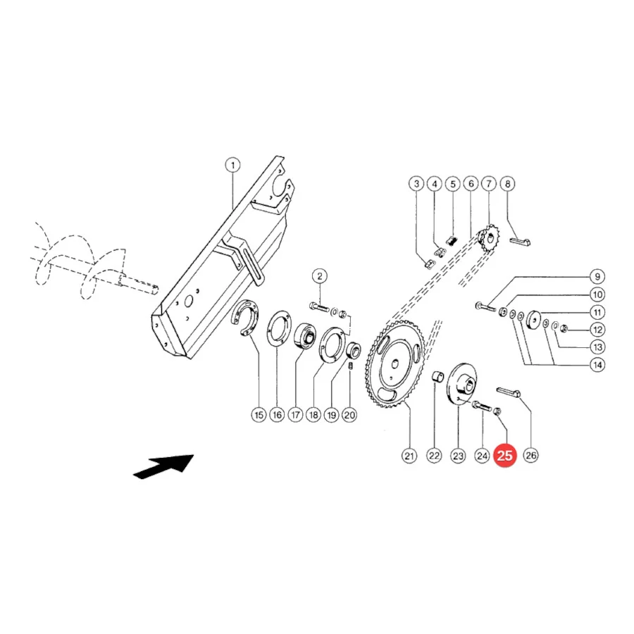 Claas - CL0002379470 - Nut M10