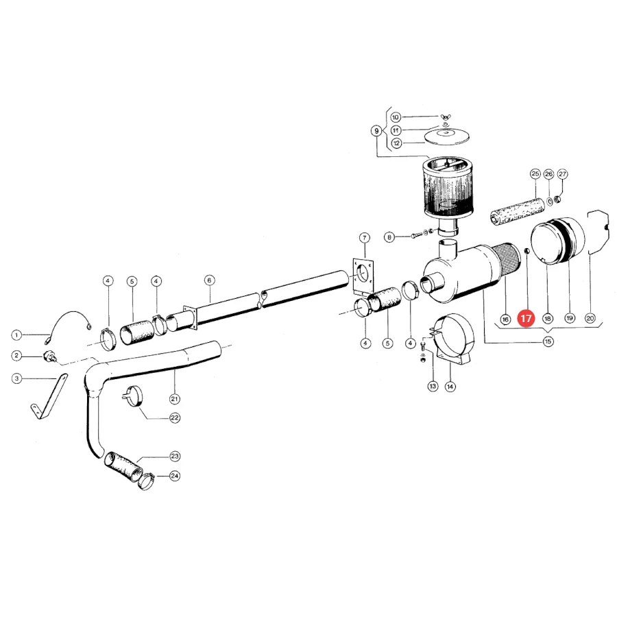 Claas - CL0002381320 - Nut M8