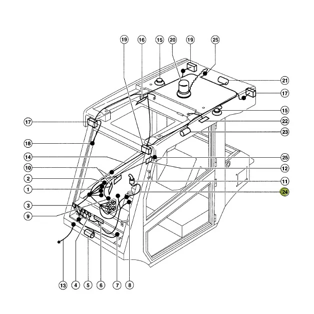 Claas - CL0003102010 - Joystick Wiring Harness