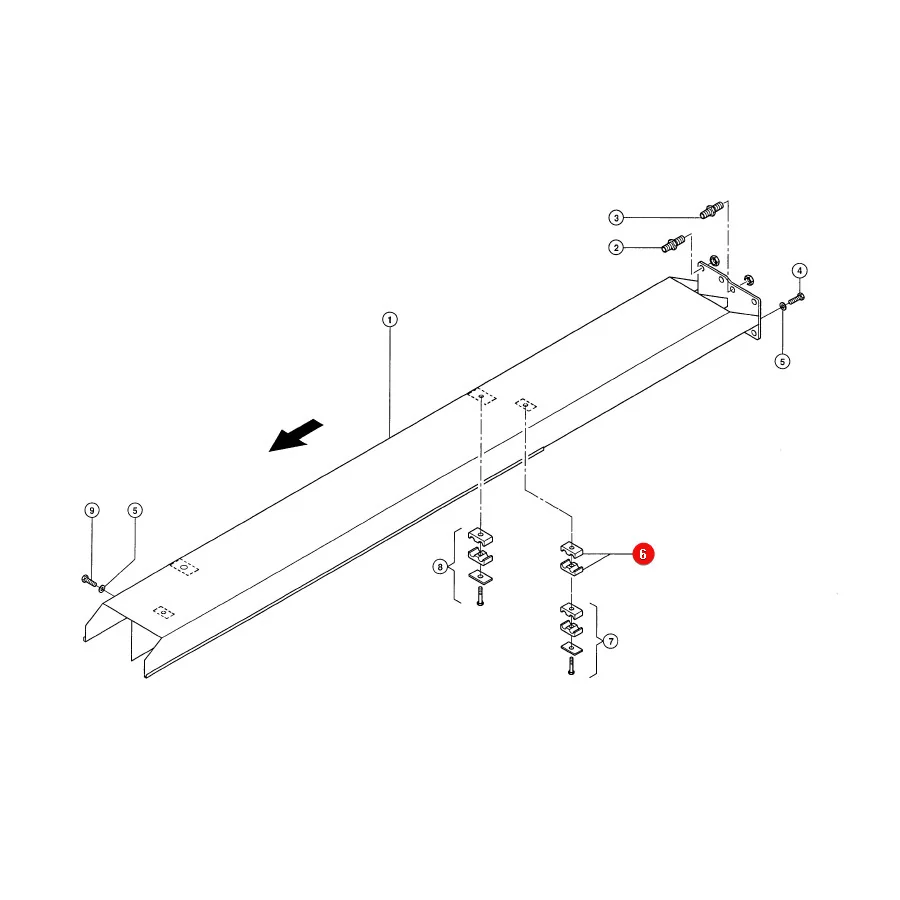 Claas - CL0003183360 - Cable Holder