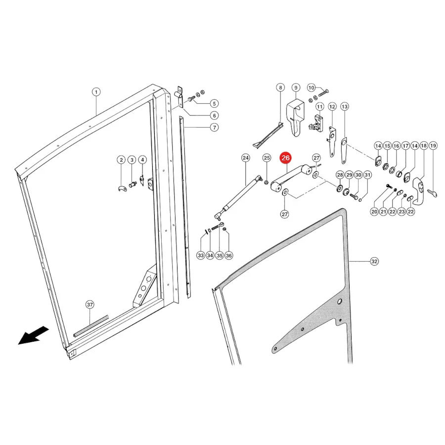 Claas - CL0005468861 - Door Handle