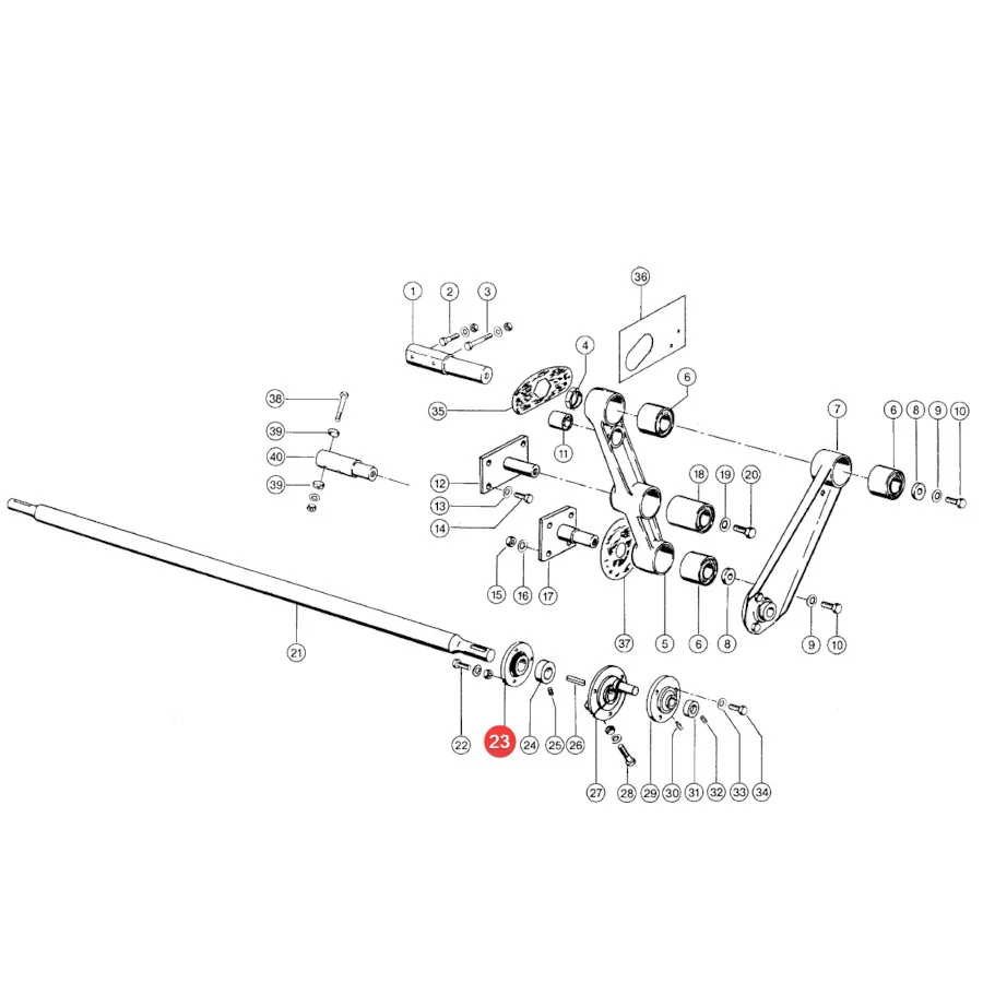 Claas - CL0006031440 - Housing With Rocker Arm Drive Bearing
