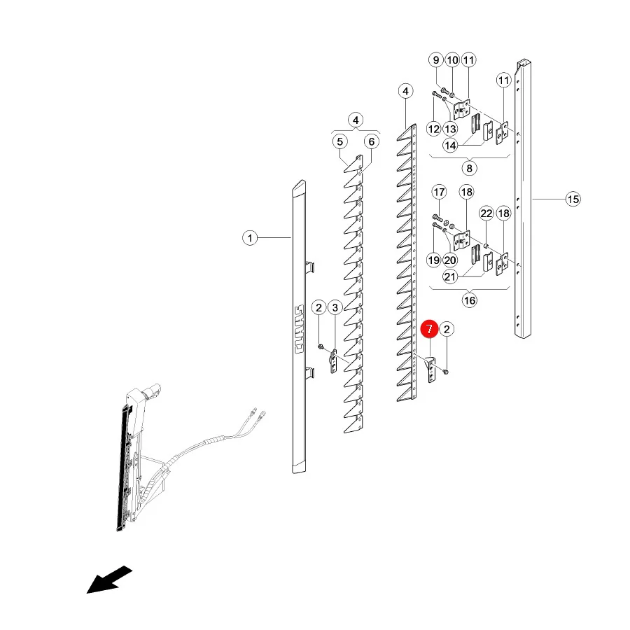 Claas - CL0006161110 - Mower Head