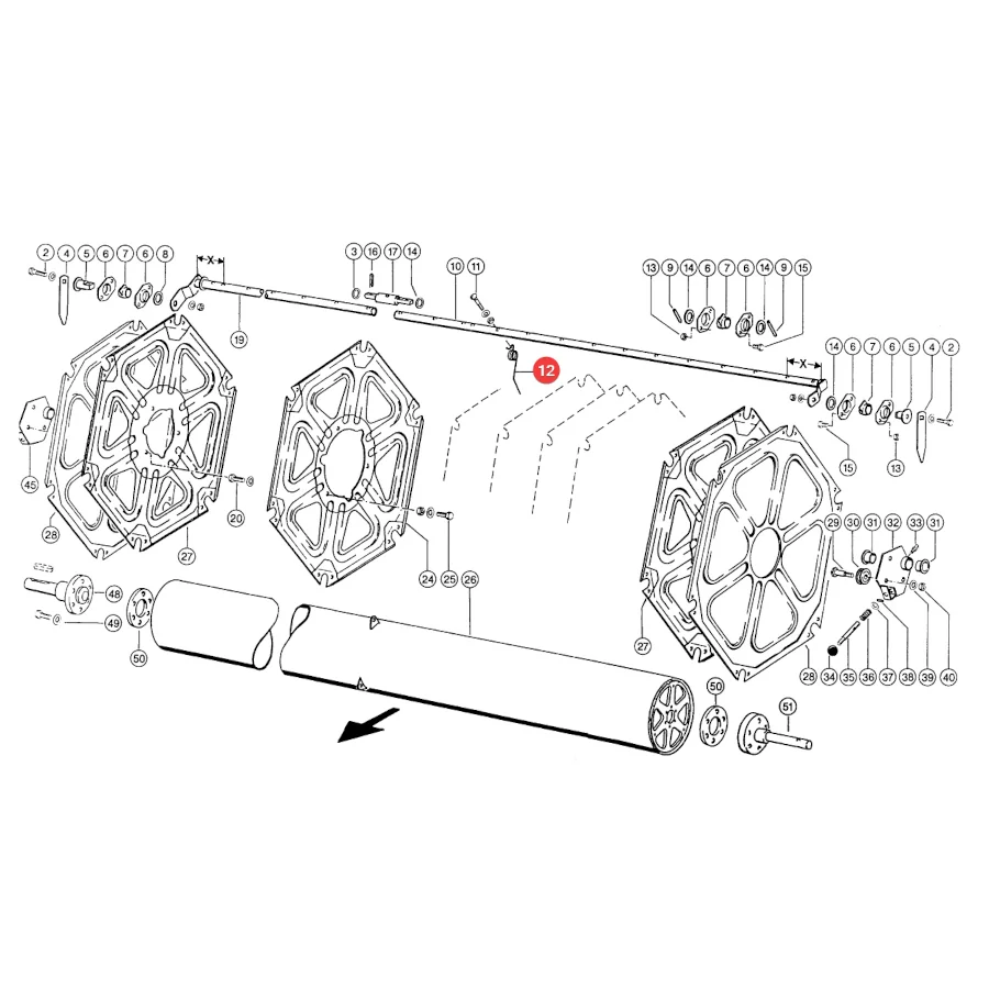 Claas - CL0006269870 - Spring Finger For Reel