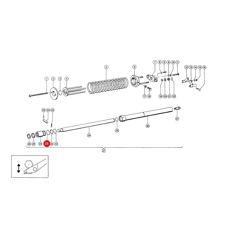 Claas - CL0006833900 - Spring Wire 4x185