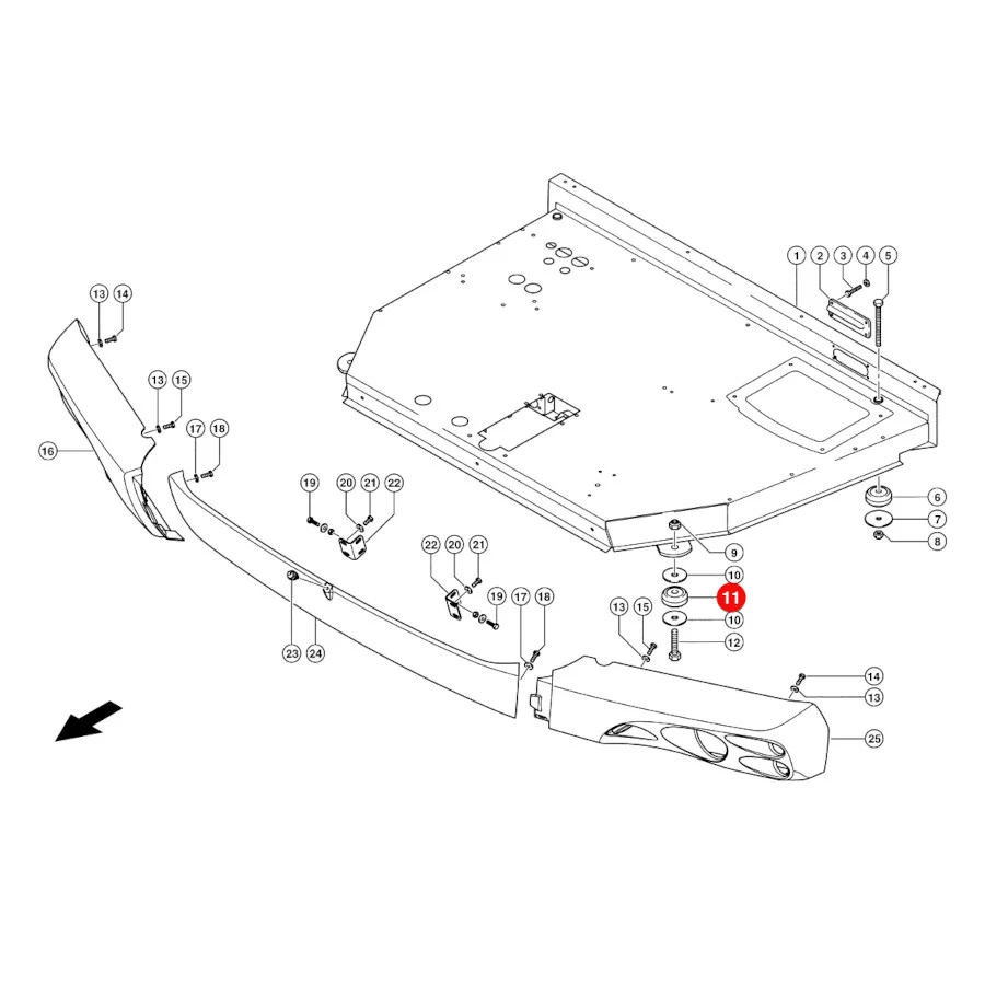 Claas - CL0007347420 - Locating Sleeve