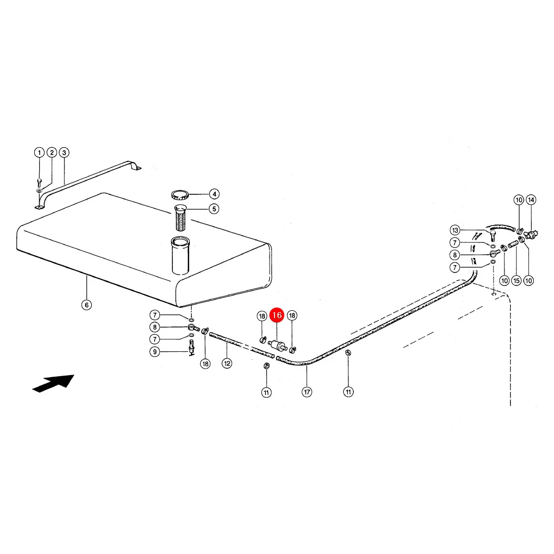 Claas - CL0007555270 - Fuel Filter Insert