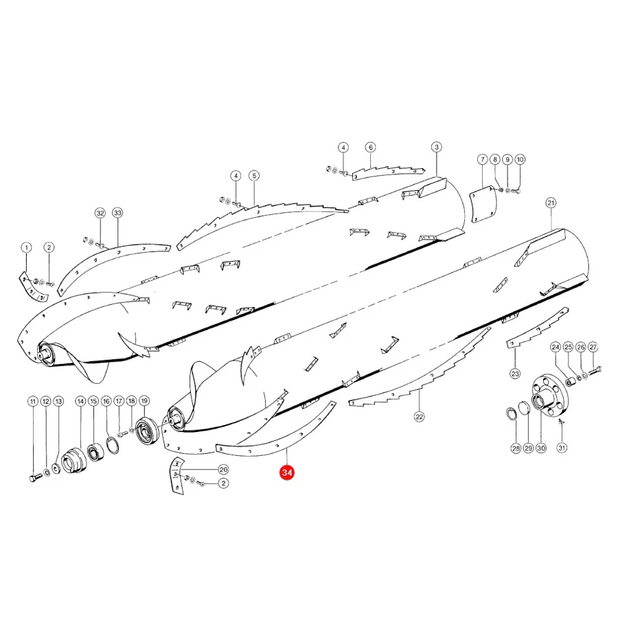 Claas - CL0007566200 - Scraper Bar
