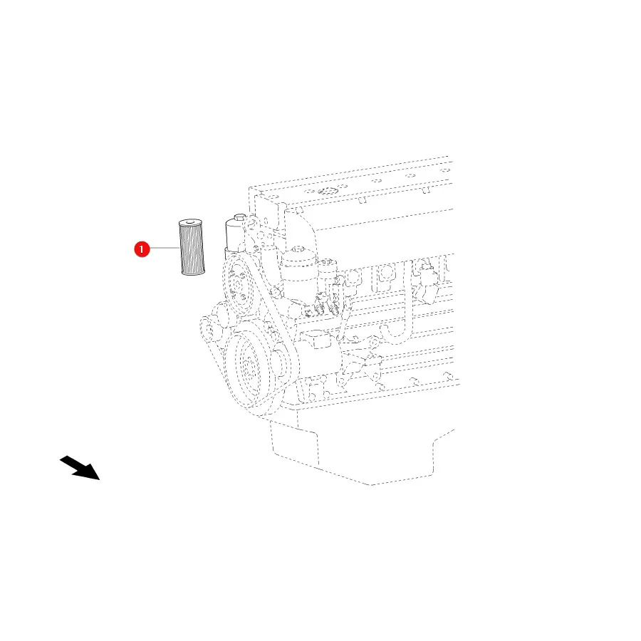 Claas - CL0007735450 - Engine Oil Filter