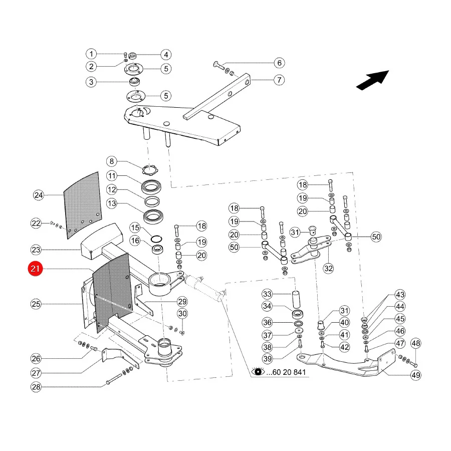 Claas - CL0007830870 - Spreader Plate