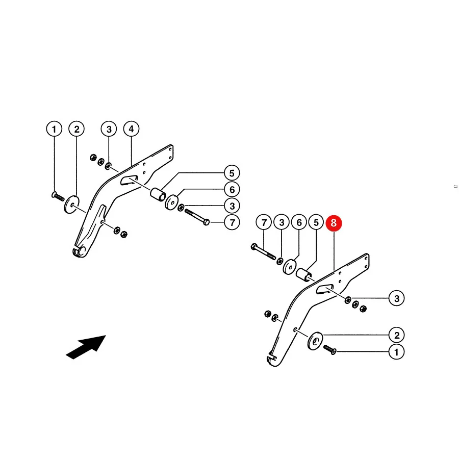 Claas - CL0007976521 - Cleaning Bracket