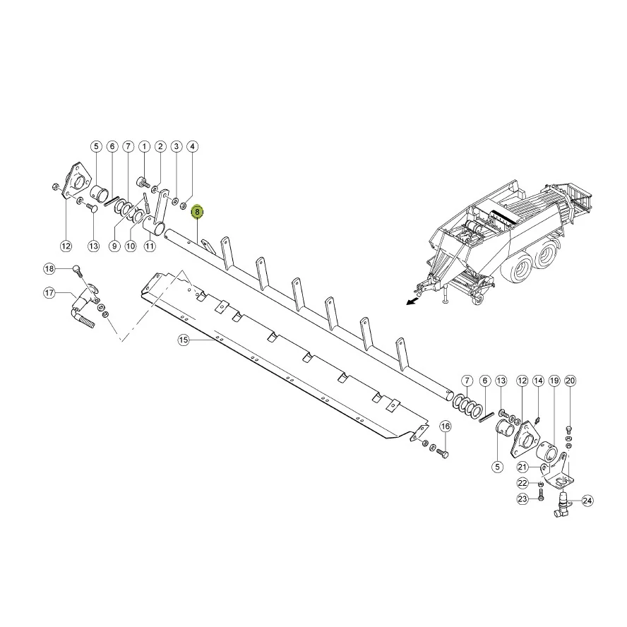 Claas - CL0008320661 - Press Control Roller