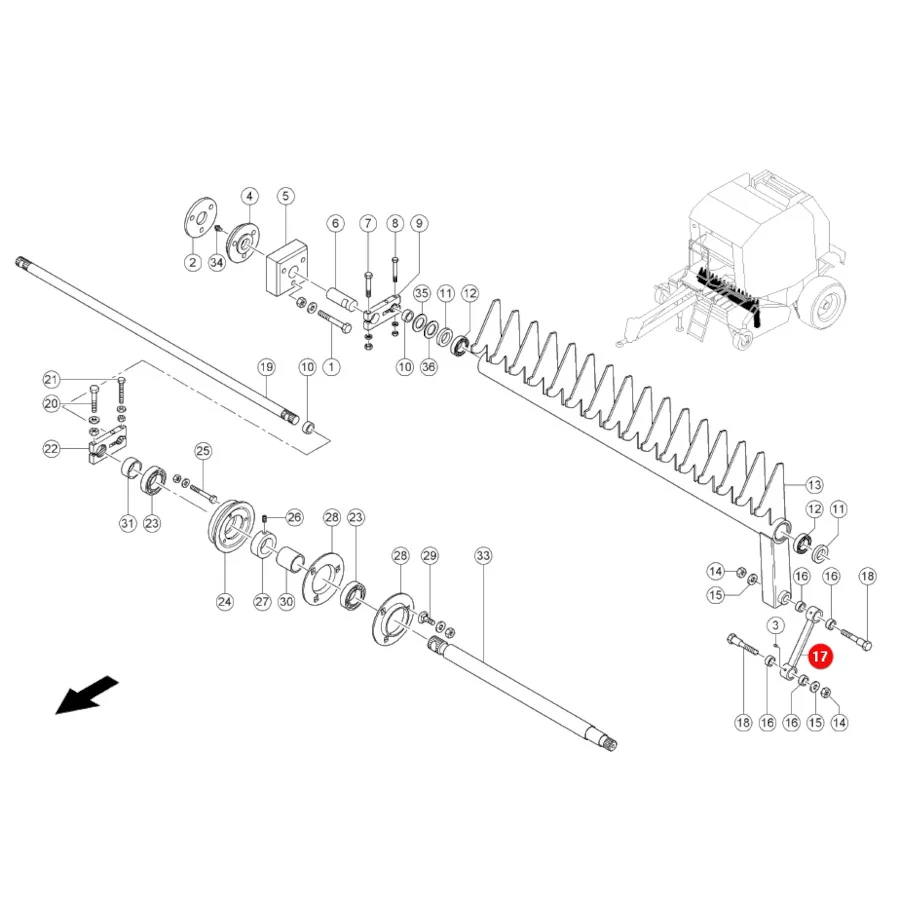 Claas - CL0008361980 - Arm