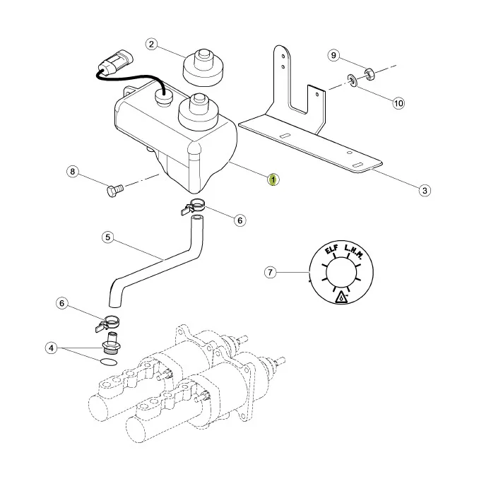 Claas - CL0011081260 - Brake Fluid Reservoir