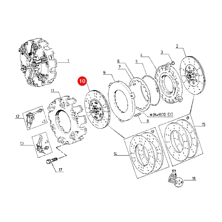 Claas - CL6005010862 - Clutch Disc