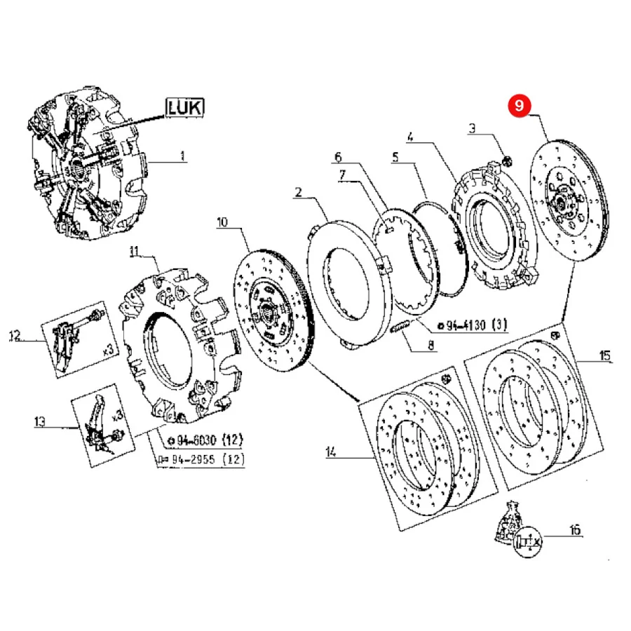 Claas - CL7700032702 - Clutch Disc