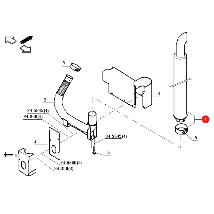 Claas - CL7700043898 - Exhaust Muffler
