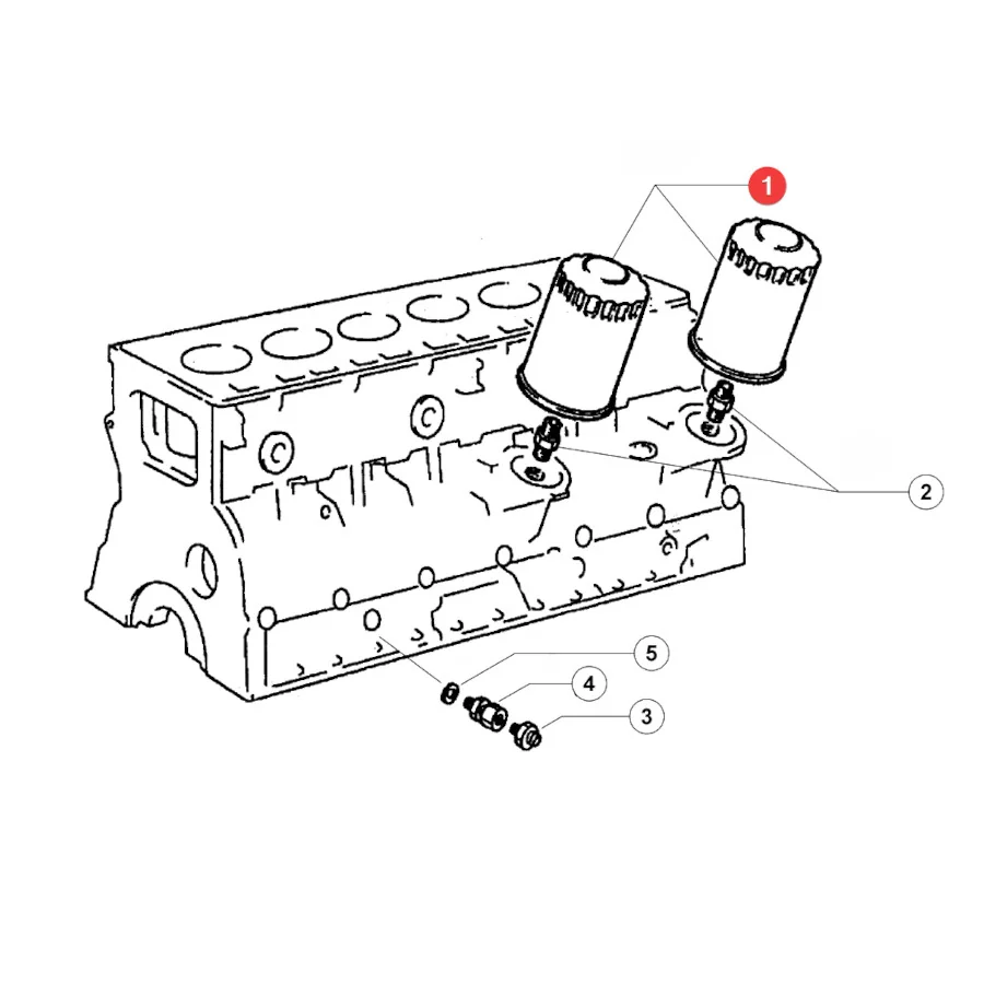 CNH - 84221215 - Engine Oil Filter New Holland