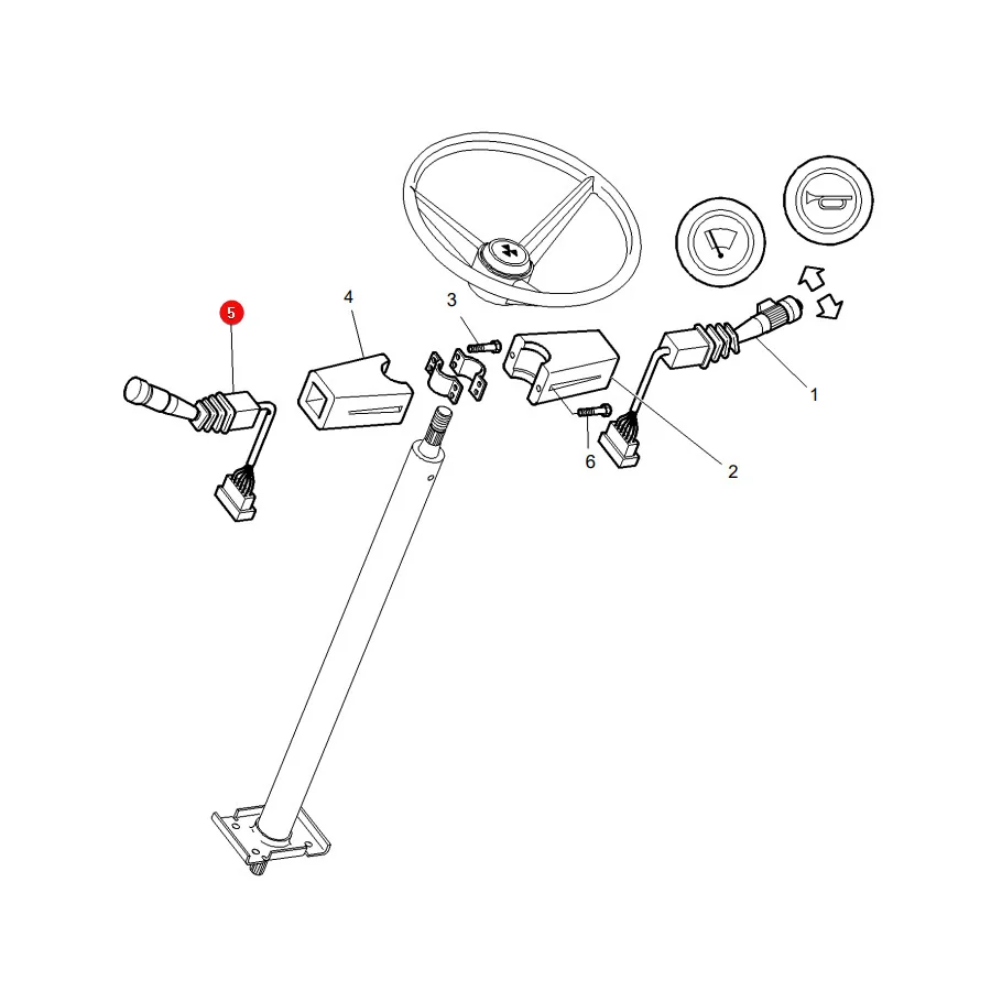 Cobo - 3715822M4.01 - Massey Ferguson Direction Change Switch