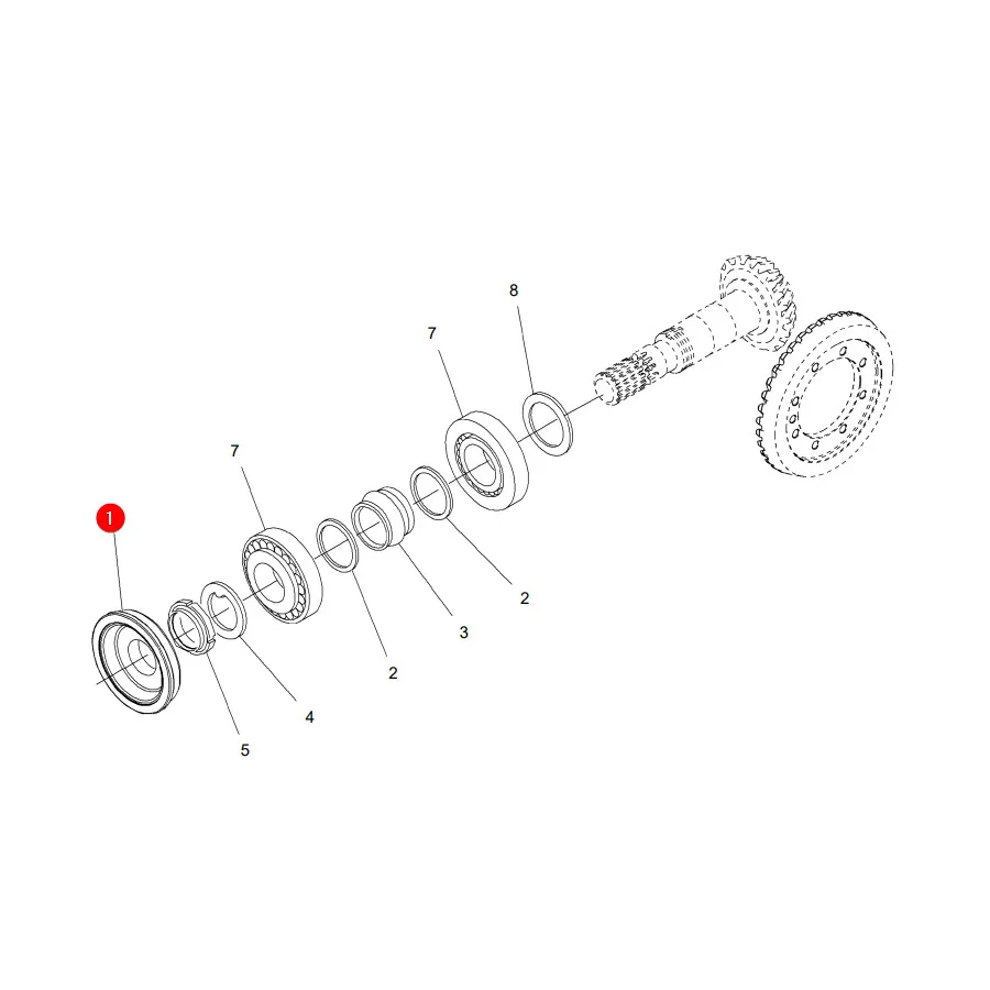 Corteco - 355-14.01 - Massey Ferguson 3785540M1 Front Axle Ring