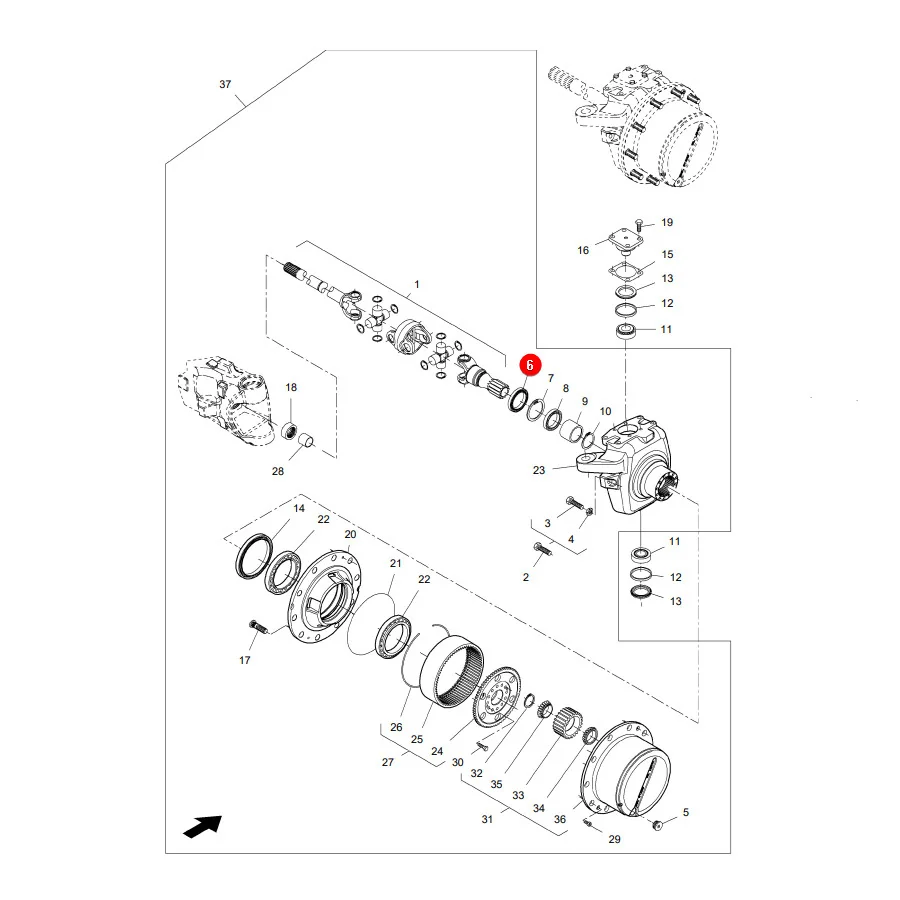 Corteco - CO12018598B - Hub Reduction Seal Ring