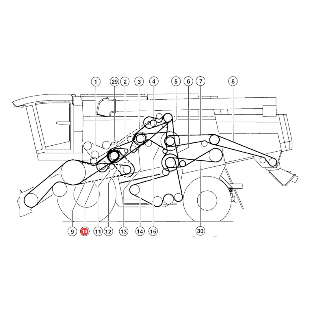 Gates - 1402587D - Claas Classic V-Belt