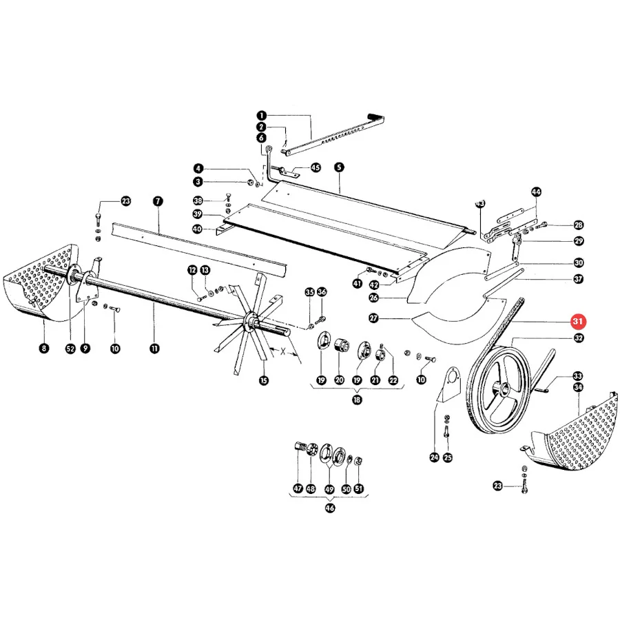 Gates - 1405255 - Hexagonal V-Belt Claas